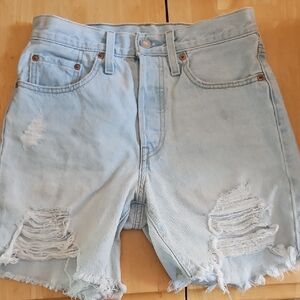 Levi's Light Blue 501 Denim Jeans - Classic Patch